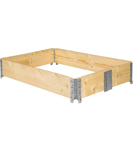Garronda Jardinera Elevada De Madera 120x80 Cm (3 Piezas) | Huerto Urbano Apilable, Pino Escandinavo Tratado Con IPPC