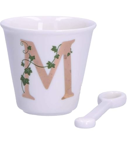 La Porcellana Bianca - Tazza Lettera A, Bianco - Arredo Casa, Cucina