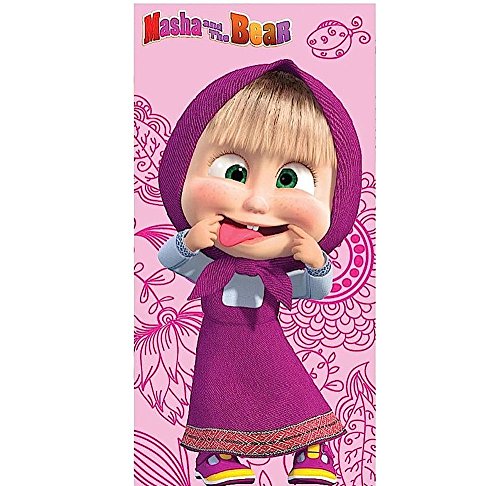 Mascha und der Bär - Joking Strandtuch (Baumwolle)