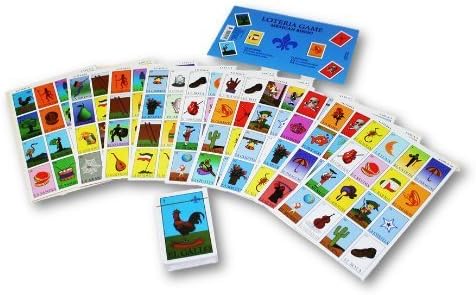 Autentica Loteria Mexican Bingo Set 10 Tablets Colorful and Educational! by El Gallo