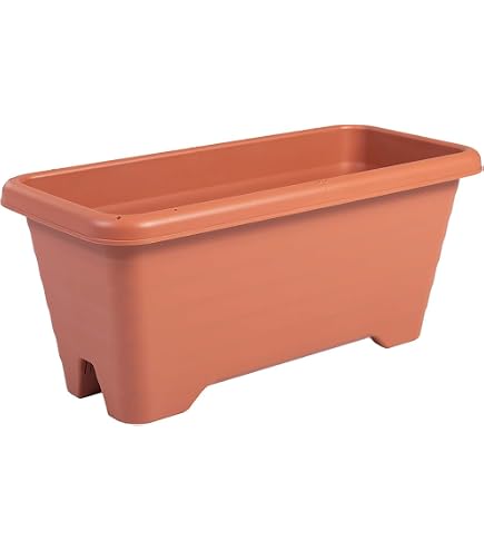 Vaso Fioriera Cassetta Da Balcone Roxanne Con Sott | Vaso Fioriera Cassetta Da Balcone Campana Classica 50 Cm Veca Vari Colori Color Avana L 17252655 111588785 1