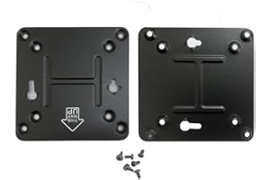 Gintai piastra di montaggio della staffa con viti senza teschio o Ade sostituzione per Intel NUC Vesa 4th 5th 6th 7th 8th 10th 11th, Placca murale, Supporto Murale Standard