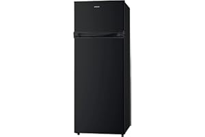 INFINITON ELECTRONICS INFINITON Frigorifico Dos Puertas FG-249D14NEA, 204 Litros, 143 cm de Altura, E, Led Interior, Puerta Reversible, Negro