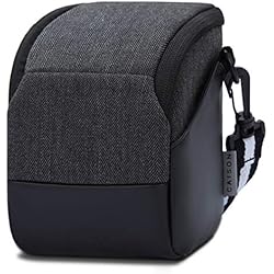 CAISON Bolsa Bandolera Estuche de Cámara Digital para Sony A6000 A6300 A6500 A5100 / PANASONIC Lumix LX100 GX800 GX80 / Nikon Coolpix B500 / Canon PowerShot SX540 G1 G5 X EOS M100