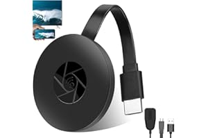 TLLTKOK Wireless HDMI Display Dongle Adapter 1080P HD Streaming Video/Audio from Laptop, PC, Smartphone to HDTV/Projector Supports Android/iOS/Windows/MacOS