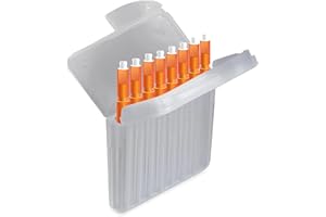 JB White 8 piezas Filtros de cerumen para audífonos compatible con Starkey Hear Clear y Kind evo/evoR | altura: 1,5 mm | diámetro 1,7 mm, naranja