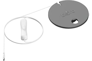 biOrb Classic LED Light for Aquariums, Small Silver Finish, Bright White LED, Long-Lasting, Low Voltage, Easy On/Off Switch, Suitable for biOrb CLASSIC 15 Aquariums, Transformer Not Included