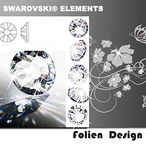 Wandtattoo Wand tattoo wandaufkleber WandStuecker selbstklebend SWAROVSKI ELEMENTS Kristalle Steine Kristall Strass Kristall Kristalle(10 Stueck ca. 4,0 mm Durchmesser ) - 3