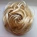 PRETTYSHOP Scrunchy Scrunchie Bun Up Do Hair Piece Hair Ribbon Ponytail Extensions Wavy Curly or Messy various/diverse colours (blond mix #86AT613)