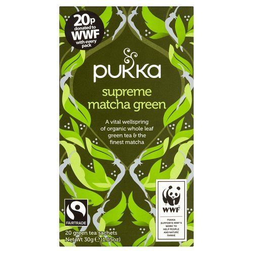 PUKKA GREEN MATCHA FTRADE WWF TEA PK20