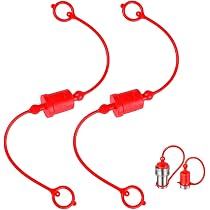 Lot De 10 Bouchons Anti-poussière Rouges Pour Raccords Hydrauliques ISO5675 - 1/2 Pouce (1.27 Cm) - Caoutchouc Plastique Résistant