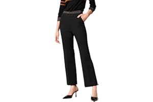 Goldenpoint Donna Leggings Kick Flare con Tasche