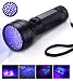 Produktbild Schwarzlichtlampe mit 51 UV LEDs UV-Schwarzlicht und 395nm UV Taschenlampe Ultraviolett Leuchte, Robust und Wasserfest - Zertifizierung CE, RoHS