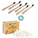 Produktbild Bambus Wattestäbchen + Bambus Zahnbürsten  Aus Nachhaltigem Bambus Holz  6 Zahnbürsten + 55 Sicherheitswattestäbchen  100% frei von BPA  Wattestäbchen Holz Bio Baumwolle