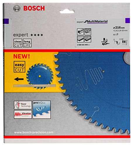Bosch 2608642493 Kreissägeblatt Expert for Multi 216 x 30 x 2.4 mm Z64T - 2