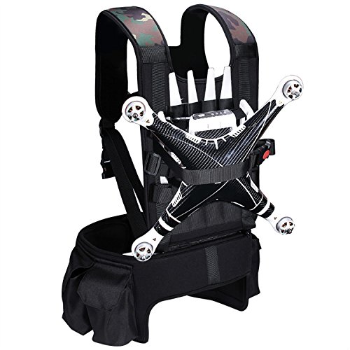 Preisvergleich Produktbild FIRST2SAVVV WRJ-JJDD2-06 Quadcopter, Fernbedienung, Batterie, Propeller abnehmbarer Einstellbare Fernbedienung Schulter Gurt Strap Schulterriemen Unterstützung Berg für DJI Inspire 1, Phantom 3, Phantom 2 Vision+, Phantom 2 Vision, Phantom 2 Phantom 3 Professional & Advanced