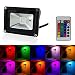 Produktbild V-TAC 5369 10 W LED RGB Außenstrahler Fluter für Objektbeleuchtung IP65 230 V VT-4710RGB