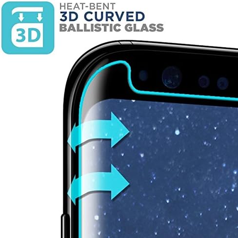 Samsung Galaxy S9 Plus 2018 Screen Protector, MisVoice 3D Full Coverage Full Coverage Tempered Glass Screen Film[Crystal Clear] [Easy-Install]-Black