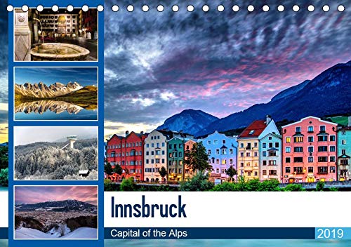 Innsbruck - Capital of the AlpsAT-Version (Tischkalender 2019 DIN A5 quer): Innsbruck - Hauptstadt der Alpen (Monatskalender, 14 Seiten ) (CALVENDO Orte)