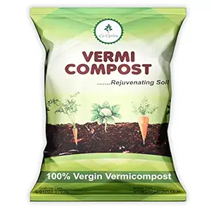 Go Garden Organic Vermicompost Manure Plant Food (10 Kg) for Kitchen and Terrace Garden