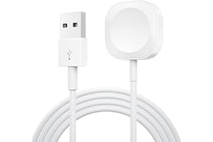 YISICA 1M Charger Cable for Apple Watch Charger, Fast Charging Cable USB 100CM/3.3ft Cord Compatible with iWatch Series Ultra/9/8/7/6/SE/SE2/5/4/3/2/1