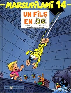 jaquette livre Marsupilami. Tome 14. Un fils en or