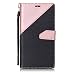 Produktbild Huawei Mate 9 Hülle, Chreey [Kontrast Farben] Premium Ledertasche im Bookstyle Wallet Flip Case [Rose gold] + Kartenslot Standfunktion