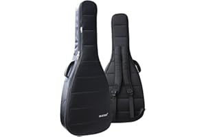 Ele Eleoption Wasserdicht Nylon-Oxford-Gitarren-Tasche – 41 Zoll Gigbag E-Gitarre, Akustik- und klassische Gitarren, wasserdicht und stoßfest