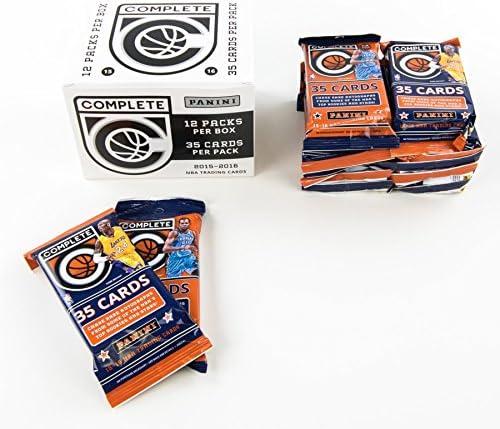 2015-16 Panini Complete Basketball 35 Card Jumbo Pack X 4