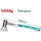 TOTAL - Fiber Saplı Balta - Karbon &Ccedil;elik Ağız - Rahat tutuş ve hassas kesim - Ev işleri, kamp ve bah&ccedil;e işleri i&ccedil;in - Ağırlık: