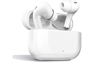 ADINAS Ecouteurs Bluetooth sans Fil Ecouteurs Bluetooth 5.3 HiFi Son Stéréo Écouteurs sans Fil à Réduction de Bruit ENC 4 Mic 36H Durée Lecture IPX7 Étanche Contrôle Tactile pour iOS/Samsung/Android (White)