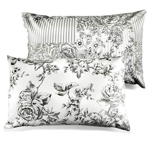 Dreams n Drapes Set de edredón Reversible, Pizarra, Housewife Pillowcases (Pair)