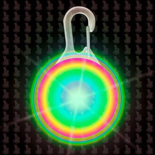 Dog Blinkie Light Pendant Light Collar Led Dog Collar LH6 Lighting® LED Color Change Pendant (Disco 3 Play Green Case)