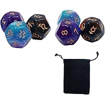 Sternbild Würfel Set 3-teilig - Astrologische Würfel Für Tarot & Spiele