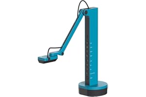 Ipevo VZ-X 8MP Dokumentenkamera, einfache Einrichtung, 3 Konnektivitätsmodi - Wi-Fi, HDMI und USB, kompatibel mit Webkonferenzsoftware im USB-Modus, funktioniert drahtlos mit iOS, tvOS und Android