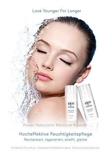 Hyaluron-Gel Skin&More Proseries Ultra 30 ml: Hyaloronsäure Konzentrat für die intensive Anti-Aging Gesichts-Pflege, Augen-Pflege und Haut-Pflege, Serum Hyaluronsäure - 3