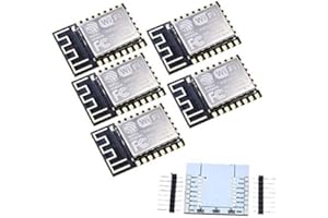 RELAND SUN Lot de 5 modules Wi-FI série ESP-12F ESP12F ESP-8266 (Mise à Niveau ESP-12) + Extension de Plaque