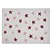 Lorena Canals Messy Stars Washable Rug (White Pink/Fuchsia)