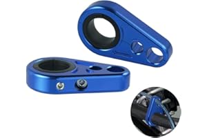 NICECNC Blau 25mm Bremsleitungsschlauch Kabelklemmen Compatible with Yamaha Raptor 250 660R 700R 700 YFM700, Grizzly YFM 125 300 400 450 550 600 700, TRX125 TRX200 TRX250R TRX300FW TRX400X