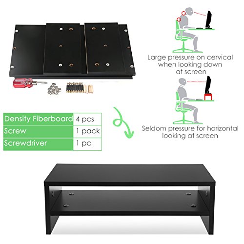 OULII Computer Notebook Monitorständer mit Ablagefächern - 3