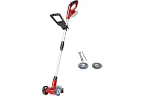 Einhell Pulisci fughe a batteria GC-CC 18 Li - Solo Power X-Change (18V, Velocità giri 1200 /min, manico telescopico, incl. 1 spazzola nylon e 1 in acciaio, senza batteria e caricabatteria)