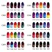 5pcs Soak Off Gel Polish Set UV LED Temperature Colour Changing Gel Polish Top and Base Coat Set 36W UV LED Nail Lamp Cleanser Plus Manicure New Starter Nail Art Tool Kit by CLAVUZ