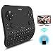 Produktbild [Neue Version] Mini Tastatur, uniplay 2,4Ghz Wireless Tastatur Sechs-in-One Multifunktions-tragbar Controller Spiel-Hörer mit Touchpad, das mehr neuen USB Controller des Controller-Spiel, für Smart TV, PC, Konsole, Computer, Xbox, Beamer usw.