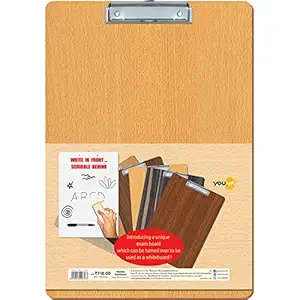 Navneet Youva | Wooden Exam Board for School and College Students | 24 cm x 34.5 cm
