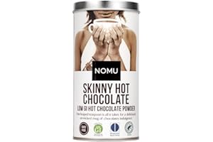 NOMU Skinny Hot Chocolate - Sugar-free, Keto, Aspartame Free, 200g, 33 Servings, Chocolatey, Guilt Free - Ideal for Weight Watchers & Diets