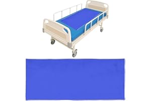 YFHUVB Slide Sheets for Moving Patients on Bed, Tubular Transfer Sheet to Assist Moving Patients and Disabled, Sliding Sheets for Bed Mobility, Bed with Slide for Elderly and Disabled, Blue, 75x135cm