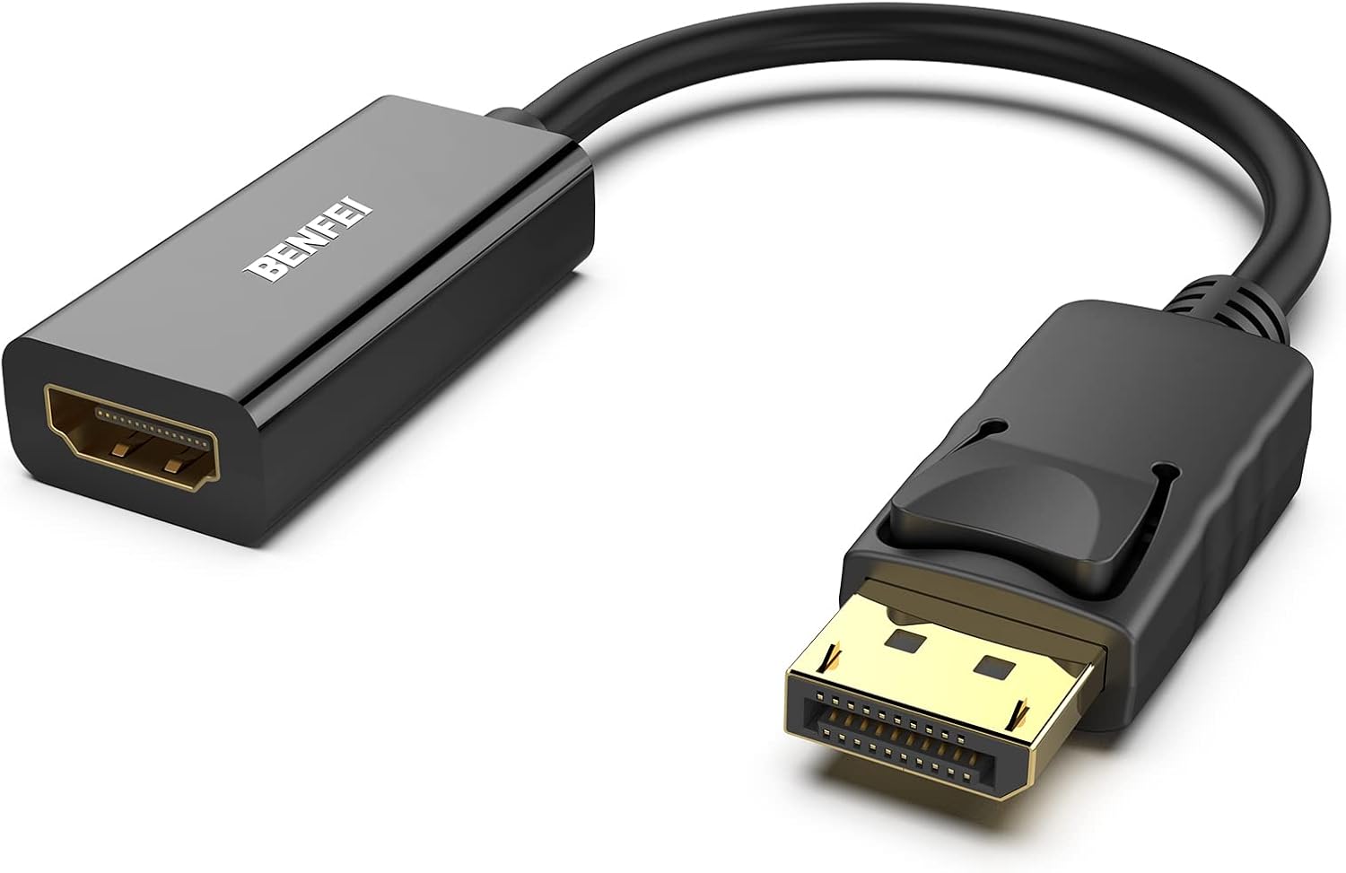 BENFEI Displayport to HDMI Adapter, Dp(Display Port) Male to Hdmi Female Converter with Audio for Lenovo, Dell, HP, Asus and 