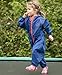 Hippychick Fleece Lined All-in-One Suit - 12-18 Months, Blue