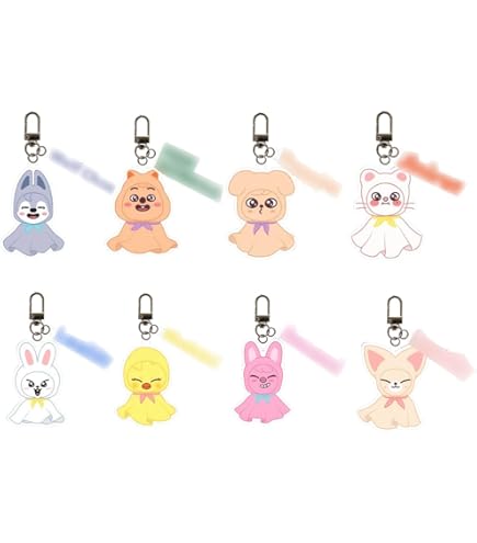 Stray-Kids Pluche Pop Sleutelhanger 10cm 'Sunny Doll' Serie SK-Zoo Sleutelhanger 'STAY' Leuke Sleutelhanger, Seungmin, 10cm Stray-Kids Pluche Pop Sleutelhanger 10cm 'Sunny Doll' Serie SK-Zoo Sleutelhanger 'STAY' Leuke Sleutelhanger, Seungmin, 10cm