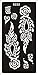 STENCILS TEMPLATES TATTOO Mehndi Stencill Henna Designs S222 - single use - suitable for Henna Tattoo Glitter Tattoo and Airbrush Tattoo